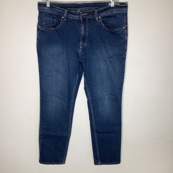 Buffalo David Bitton Jackson Straight Stretch Jeans 38 x 34 (Actual 38 x 33) - Picture 2 of 9